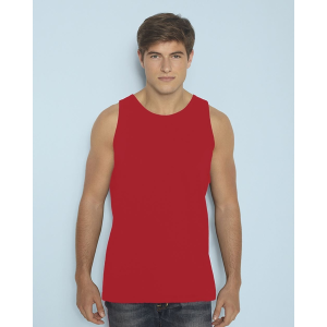 GILDAN ujjatlan férfi póló, piros (Gildan ujjatlan férfi póló, piros)