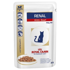 Royal Canin Veterinary Diet Royal Canin Renal - Veterinary Diet 12 x 85 g - Marha 12 x 85 g