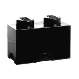 LEGO Tároló doboz 2x1 fekete 40021733