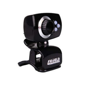 4world Webkamera 2 Mpx USB 2.0 LED világítással + mikrofon Univerzális