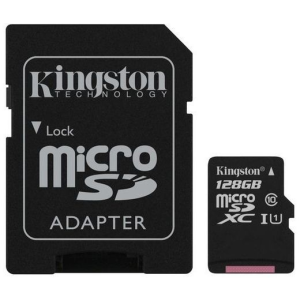 Kingston Card MICRO SDXC Kingston 128GB 1 Adapter UHS-I CL10 G2