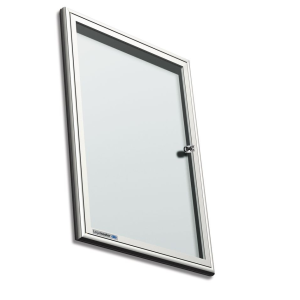  Premium beltéri fali vitrin és whiteboard egyben (kifelé nyíló ajtóval) 65,0x68,6 cm
