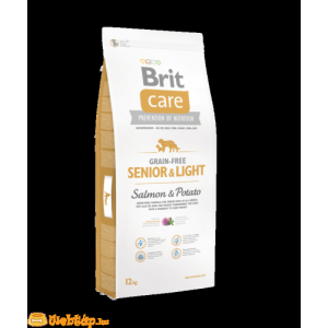 Brit Care Grain-free Senior & Light Salmon & Potato 12kg