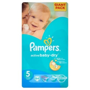 Pampers Pampers Active Baby Dry pelenka 5 méret, junior 64 db