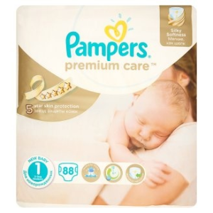  Pampers Premium Care pelenka 1 méret, newborn 88 db