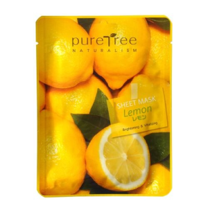 PureTree Lemon frissítő, tápláló arcmaszk