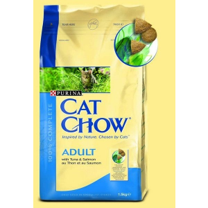 Cat Chow Purina Cat Chow Adult Tonhal/Lazac 1,5kg