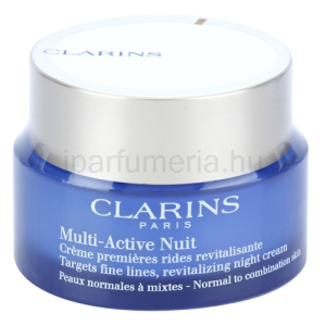 Clarins Multi-Active Revitalizáló éjszakai krém a finom vonalakért. normál és kombinált bőrre