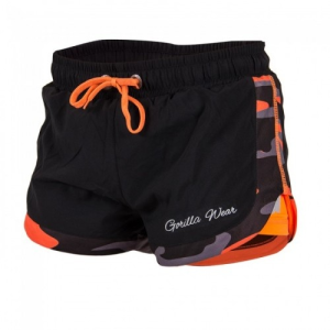 Gorilla Wear Denver Shorts Black/Neon Orange