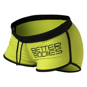 Better Bodies Contrast Hotpant (lime/fekete) (1 db)