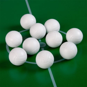  Labdák asztali focihoz - fehér, 10 db, 36 mm
