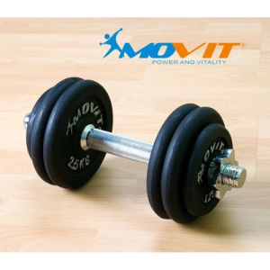  Profi egykezes súlyzó - MOVIT, 15 kg