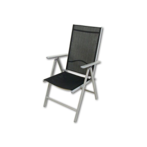  Összecsukható szék alumíniumból Garth - fekete