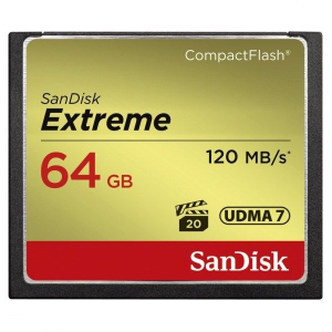 Sandisk Extreme CompactFlash 64 GB memóriakártya (124094)
