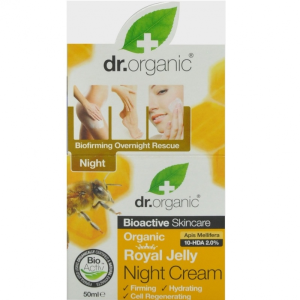 Dr. Organic Bio Méhpempő Feszesítő, Hidratáló, Sejtregeneráló Éjszakai Krém 50 ml