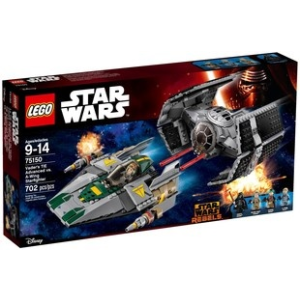 LEGO Vader TIE vadászgépe az A-szárnyú csilla ghajó ellen 75150