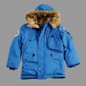 Alpha Industries Polar Jacket Kids - royal kék