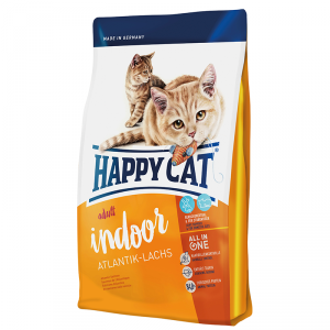  Happy Cat Indoor felnőtt száraz macskaeledel 300 g lazaccal