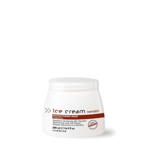 Inebrya Ice Cream Keratin RESTRUCTURING hajpakolás, 500 ml