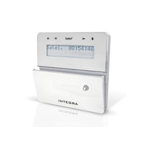 Satel INTKLFRWSW LCD kezelő beépített kártyaolvasóval INTEGRA központokhoz