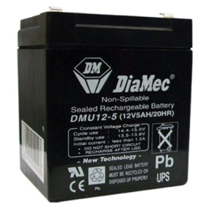 DIAMEC DM12-5UPS akkumulátor biztonságtechnikai rendszerekhez és elektromos játékokhoz