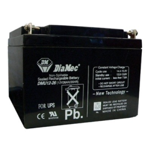 DIAMEC DM12-26UPS akkumulátor biztonságtechnikai rendszerekhez és elektromos játékokhoz