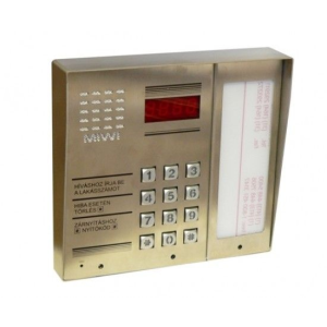 MIWI-URMET MATIBUS SE MA1052/101D, társasházi kaputelefon, digitális kültéri hívómodul billentyűzettel