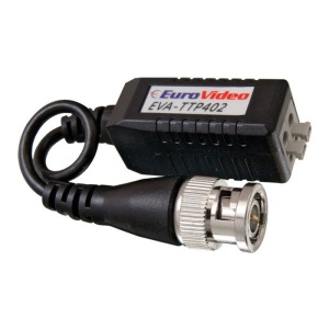 EuroVideo EVA-TTP402HDL passzív csavart érpár átalakító TVI/AHD/CVI rendszerekhez, 1080p max 200 méter