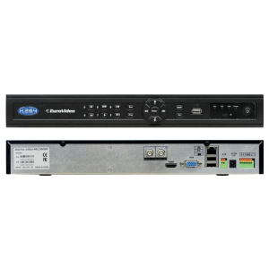 EuroVideo EVD-IP04/100A4FH 4 csatornás asztali NVR, max. 1080p, 4 audio csatorna, 1 csatornás visszanézés, ONVIF