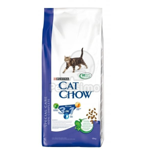Cat Chow Cat Chow Adult 3in1 Pulykával 1,5 kg