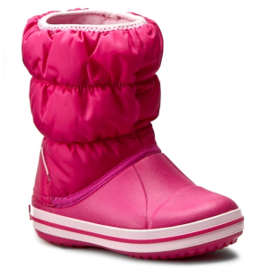 CROCS Hótaposó CROCS - Winter Puff Boot Kids 14613 Candy Pink