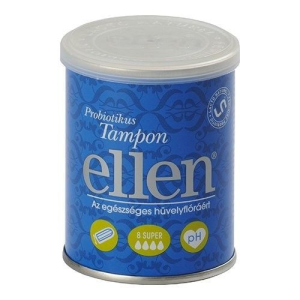 Ellen Probiotikus Tampon Super 8 Db