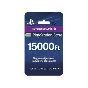 Sony PlayStation Network 15000 Ft feltöltõkártya