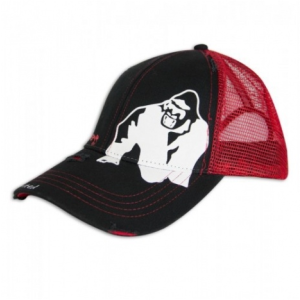  LOGO TRUCKER CAP (BLACK/RED) [Egy Méret]