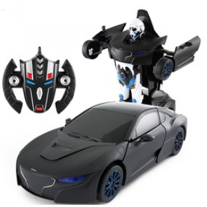  Rastar - Távirányítós Transformer robot és autó - fekete
