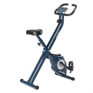 KLARFIT Klarfit Azura X-Bike szobakerékpár, max. 100 kg, pulzusmérő, összecsukható, 3 kg, kék