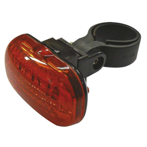Emos LED hátsó kerékpár lámpa (3x piros LED, vízálló)