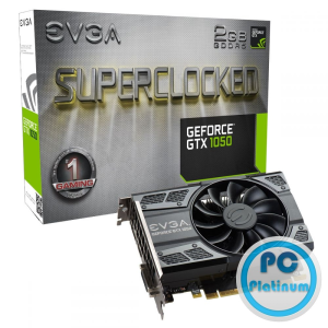 EVGA GeForce GTX 1050 2GB DDR5 Gaming (Superclocked)