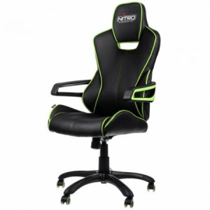 Nitro Concepts E200 Race Gamer szék - Fekete-Zöld