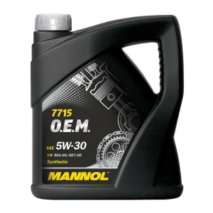 Mannol 7715 O.E.M. VW, Audi, Skoda 5W30 motorolaj 5 Liter AJÁNDÉK autó illatosítóval