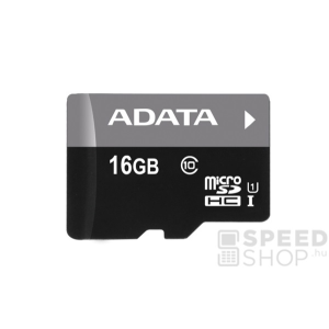 ADATA microSDHC 16GB UHS-I (Class 10) + Adapter (AUSDH16GUICL10-RA1)