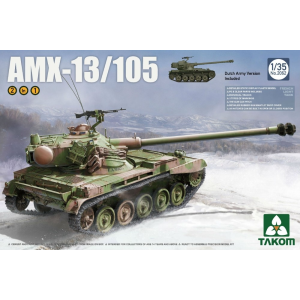 Takom French Light Tank AMX-13/105 2 in 1 tank makett 2062