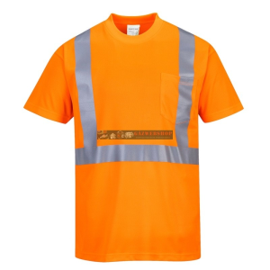  Portwest S190 Hi-Vis póló zsebbel (narancs)