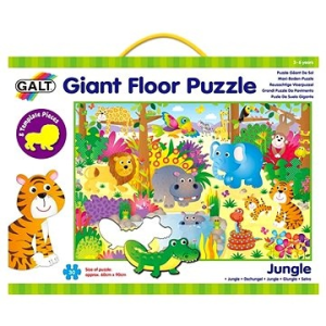 Galt nagy padló puzzle - az állatok a dzsungelben