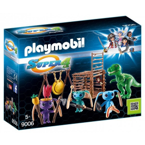 Playmobil Super 4 Földönkívüli harcos T-Rex csapdával (9006)