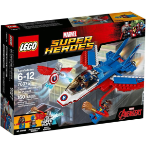 LEGO Super Heroes 76076 Amerika kapitány - Küldetés a sugárhajtású repülővel