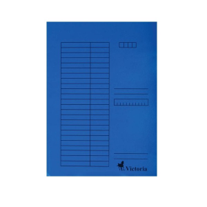  Gyorsfűző karton A/4 VICTORIA kék 5 db IDPGY04