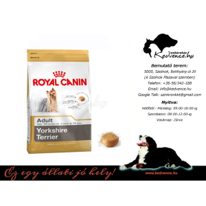Royal Canin Száraz Kutyaeledel BHN Yorkshire Terrier Adult - 7,5kg