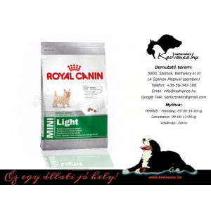 Royal Canin Száraz Kutyaeledel SHN Mini Light Weight Care - 8kg