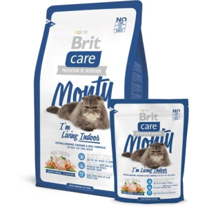 Brit Care Cat Monty I’m Living Indoor – Chicken & Rice 2kg